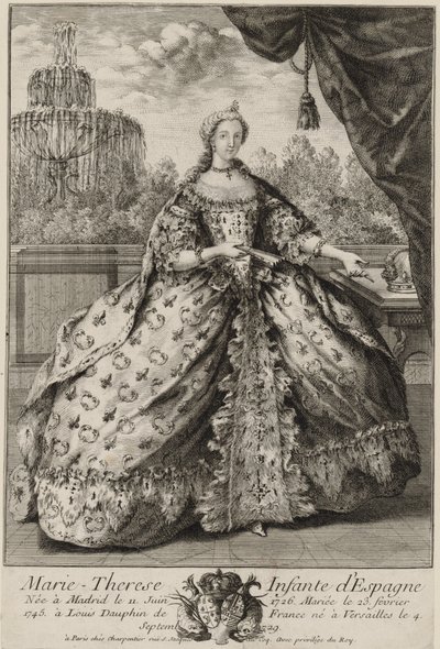 Porträt von Marie Thérèse Raphaëlle von Spanien (1726-1746) von Unknown